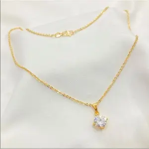 Kalung Wanita Dewasa Xuping Titanium Nori Polos Anti Karat - Perhiasan