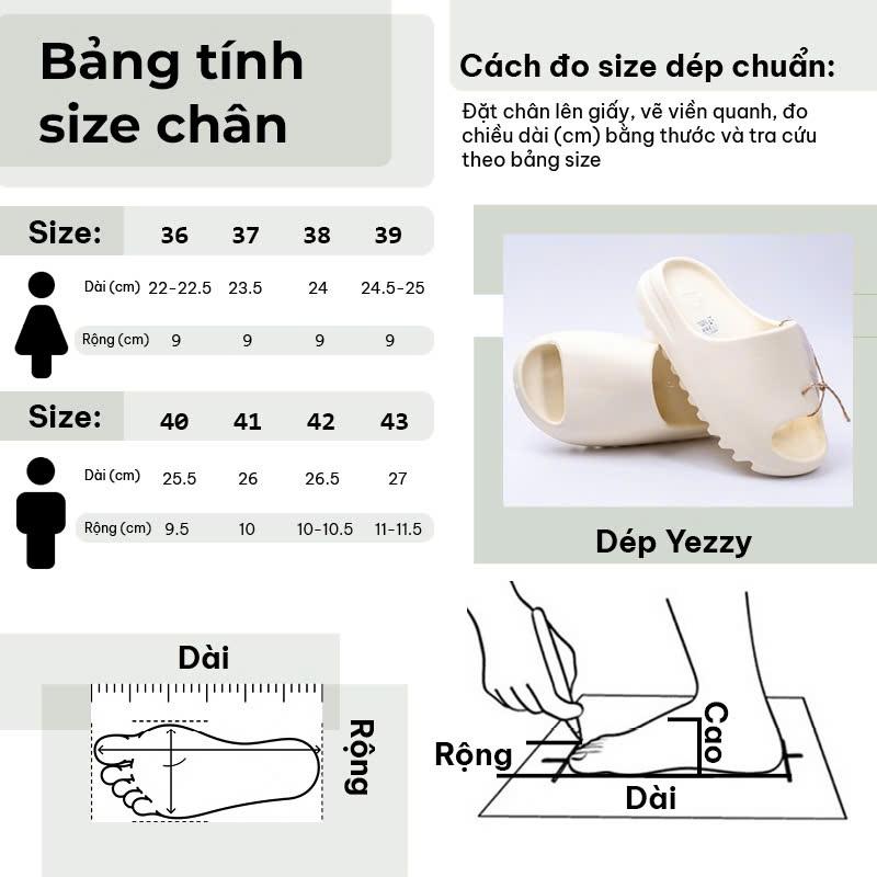 Product Introduction of [Fullbox] Dép bánh mì nữ Yz Slide xăng đan Nam Nữ, Dép nữ vân nhám đủ màu chất xịn chống thấm nước Slipper DéP 36