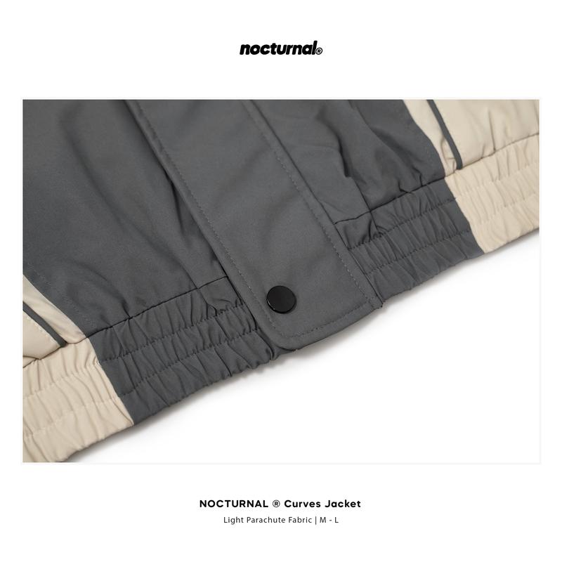 Product Introduction of Áo Khoác Dù Gió Nhẹ NOCTURNAL Curves Jacket Form Rộng Oversize Local Brand Nam Nữ Unisex 22