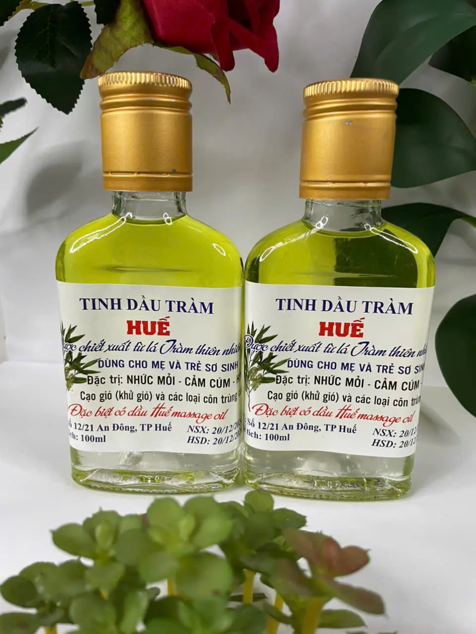 Combo 2 chai  dầu tràm vuông 100 ml- Hàng khuyến mãi