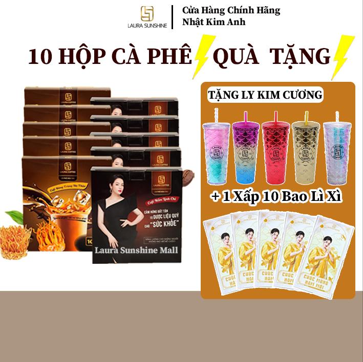 [QUÀ TẶNG+ XẤP LÌ XÌ] 10 Hộp Cafe Laura Nhật Kim Anh Laura Coffee