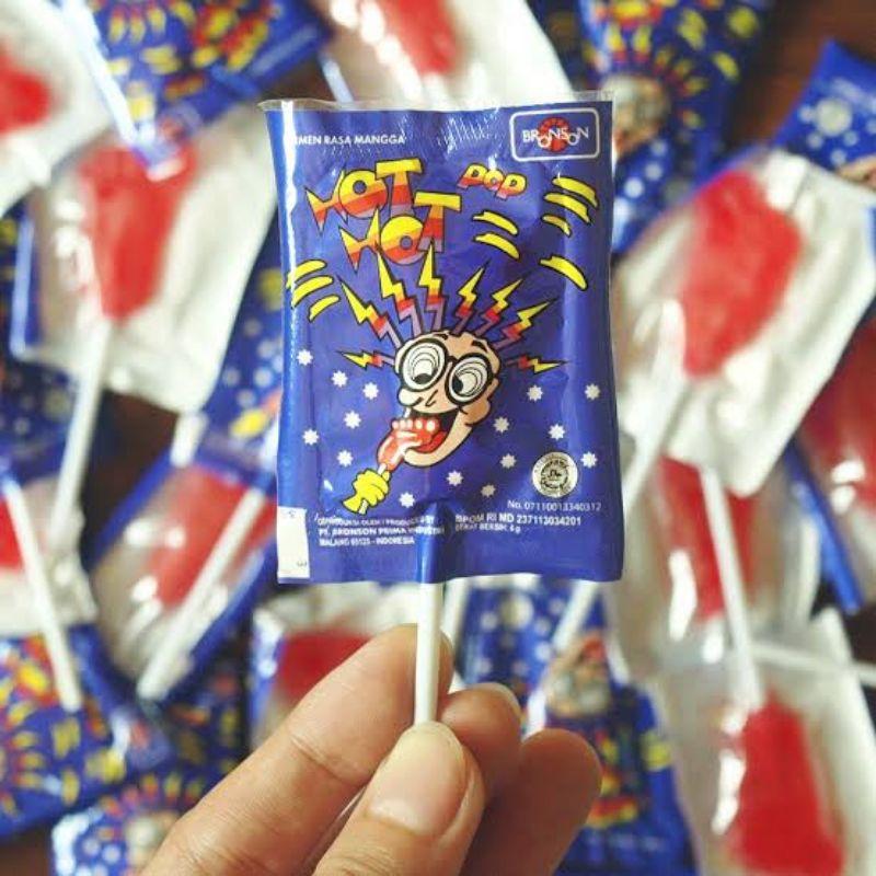 HOT HOT POP Permen Kaki 1 pack isi 25 pcs Hothot Pop Permen kaki Candy Snack Cemilan Anak Murah HOT HOT POP Permen Kaki 1 pack isi 25 pcs Hothot Pop Permen kaki Candy Snack Cemilan Anak Murah