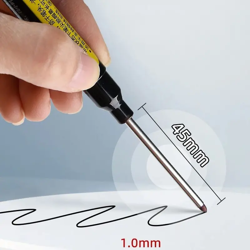 Bút Đánh Dấu Mở Rộng, 45mm, Lỗ Sâu, Đa Chức Năng, Đầu Ngòi Dài, Không Thấm Nước, Bút Đánh Dấu Sơn, Hàng Mới Về 5