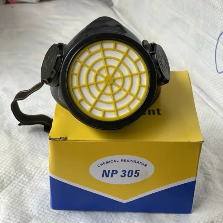 Mặt nạ phòng độc, Chống độc NP305 , Mặt nạ dùng cho phun sơn , Phun PU, Phòng hóa chất , Khói bụi