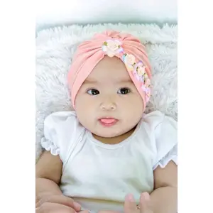 Turban Bayi Perempuan / Turban Bunga Rainbow/ Turban Anak/ Turban Bunga 5