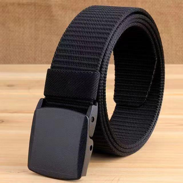 Thắt Lưng Chiến Thuật Nylon, Dành Cho Nam Giới, Chịu Lực, Thắt Lưng Vải Bố Gia Cố, Thích Hợp Cho Các Hoạt Động Ngoài Trời Và Huấn Luyện Quân Sự, Thắt Lưng Kiểm Tra An Ninh Tự Động, Không Gây Dị Ứng, Dây Thắt Lưng Bền, Thích Hợp Để Mặc Thường Ngày 4