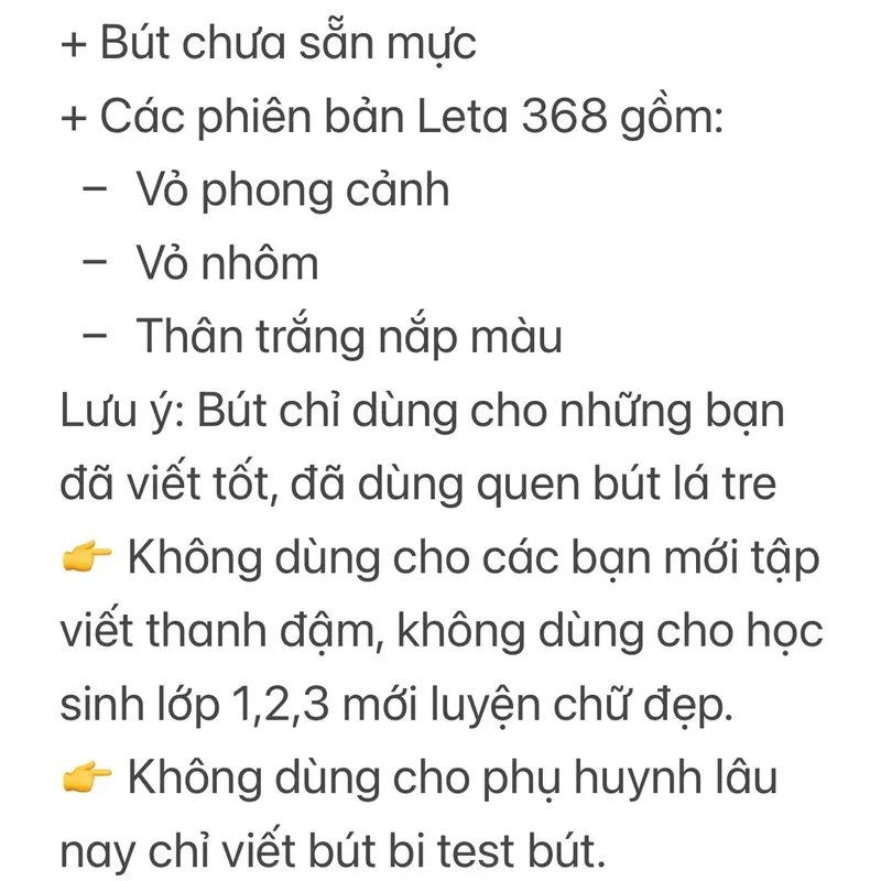 Bút 368 vỏ phong cảnh (thanh đậm) - Luyện chữ đẹp cho học sinh từ lớp 3 trở lên 1