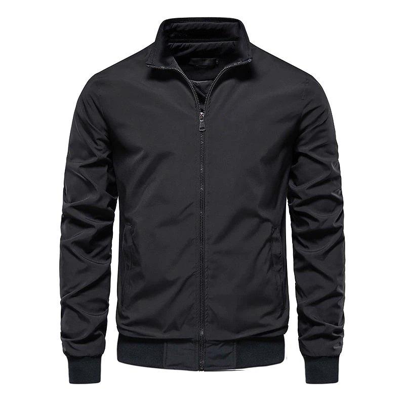 áo khoác dù cán trơn mã 007 Menswear Nam Jacket Kem Jean Đen aokho  acdunam áokhoác danhung