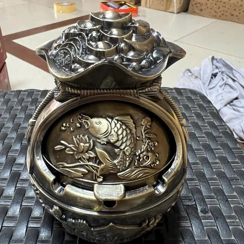 Gạt tàn phong thủy Túi Tiền   May mắn
