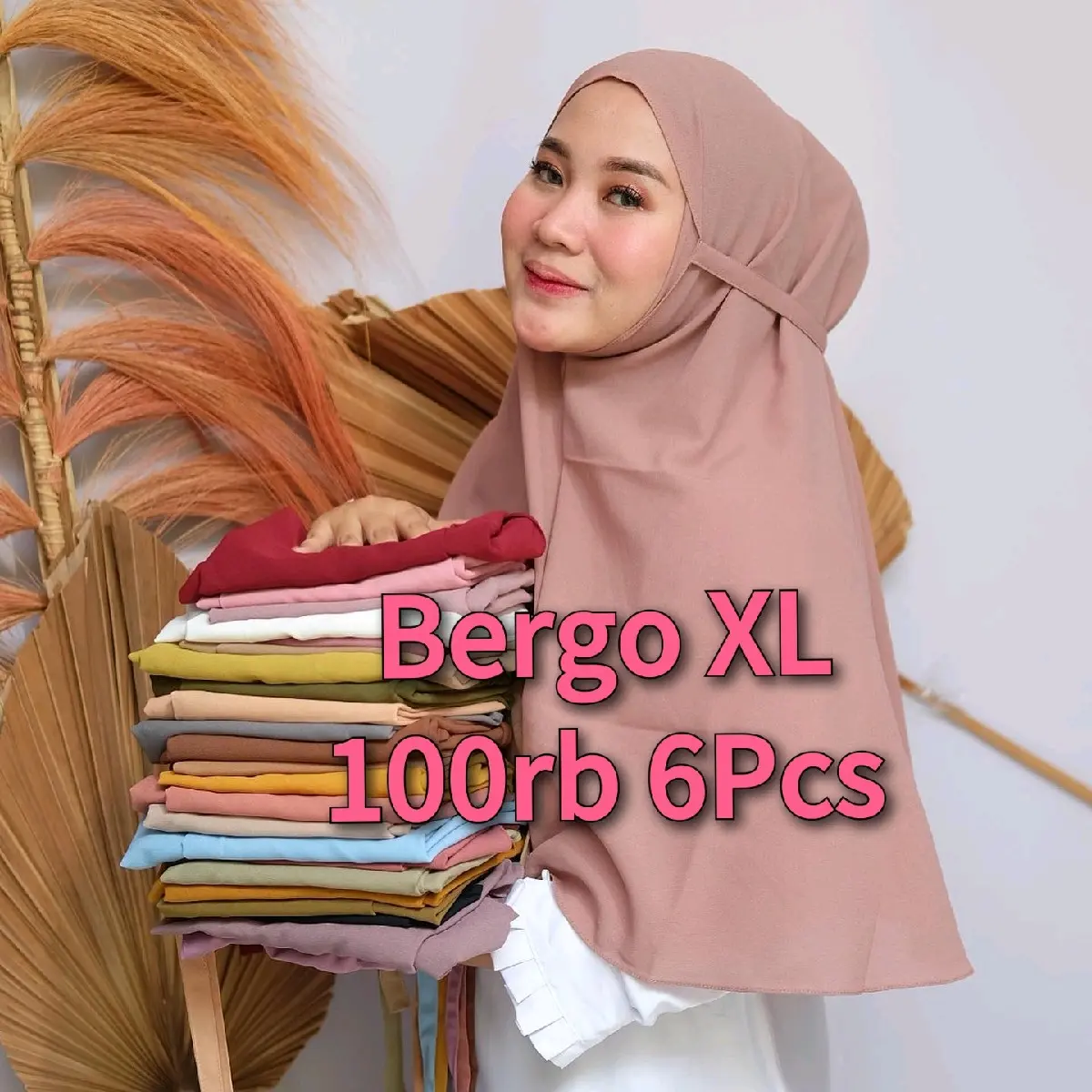 Paket Bergo Maryam XL 100ribu Dapat 6