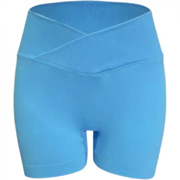 Quần Khiêu Vũ Pilates, Kiểu Bikini, Quần Đùi Chéo, Liền Mạch, Co Giãn, Cạp Cao, Thích Hợp Để Chạy, Yoga, Thể Dục Dáng Ôm, Quần Nữ, Nâng Hông 4