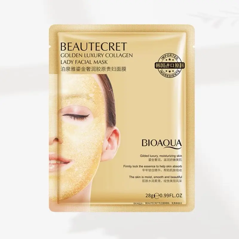 (Combo 20 miếng tặng 2 miếng) Mặt Nạ Thạch Thuỷ Tinh Collagen Ngủ Qua Đêm BIOAOUA - Dưỡng Ẩm Căng Bóng Cấp Nước Cho Da - Skincare 1