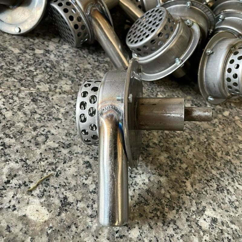 Bơm nước (tu hút) lắp vào máy cắt cỏ ống 27 cốt láp 10li/8li chất liệu inox