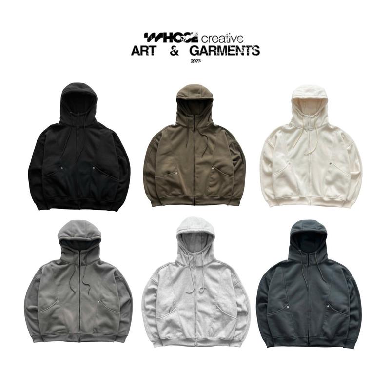 WINKY DOUBLEZIP VER2 - Áo khoác cao cổ khoá kéo 2 đầu Whose Studio