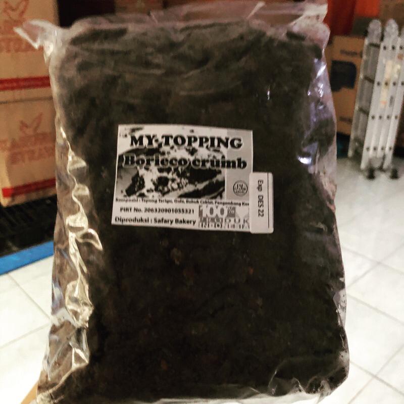 Topping Black Crumb 1 Kg Premium - Crumb Kasar - Crumb Halus 0