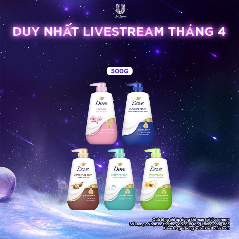 Sữa Tắm Serum Dove Pro-Ceramide Giúp Da Đàn Hồi Và Căng Bóng 500g [3]