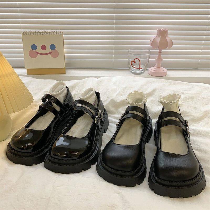 Product Introduction of Giày da nhỏ cho phụ nữ mùa xuân và mùa thu Mary Jane cỡ nhỏ 31, size nhỏ 32, 33, 34, giày đế xốp ngắn cho học sinh 7