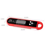 Gambar Vinnatsu 2  Warna  Termometer Makanan Minuman Digital Food Thermometer Pengukur Suhu Daging Steak Kopi Susu Air Roti - Merah dari Vinnatsu official Kab. Tangerang 2 Tokopedia