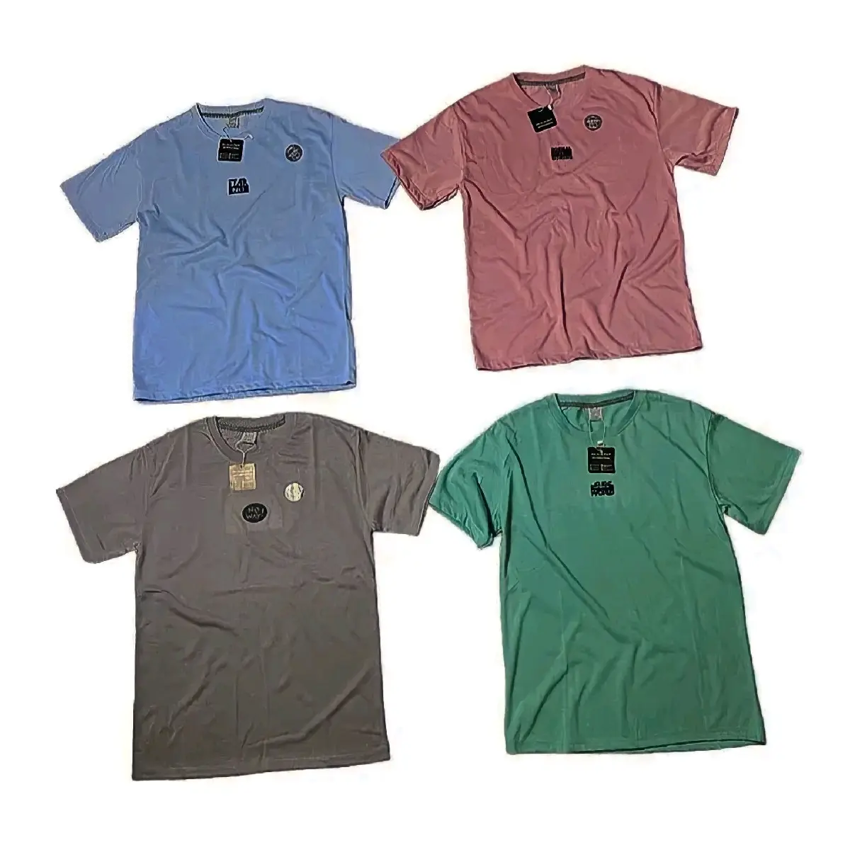 kaos 4 pcs 100rb kaos motif simple terbaru murah  premium quality bahan semi katun kaos terlaris terkini kaos Pria Distro