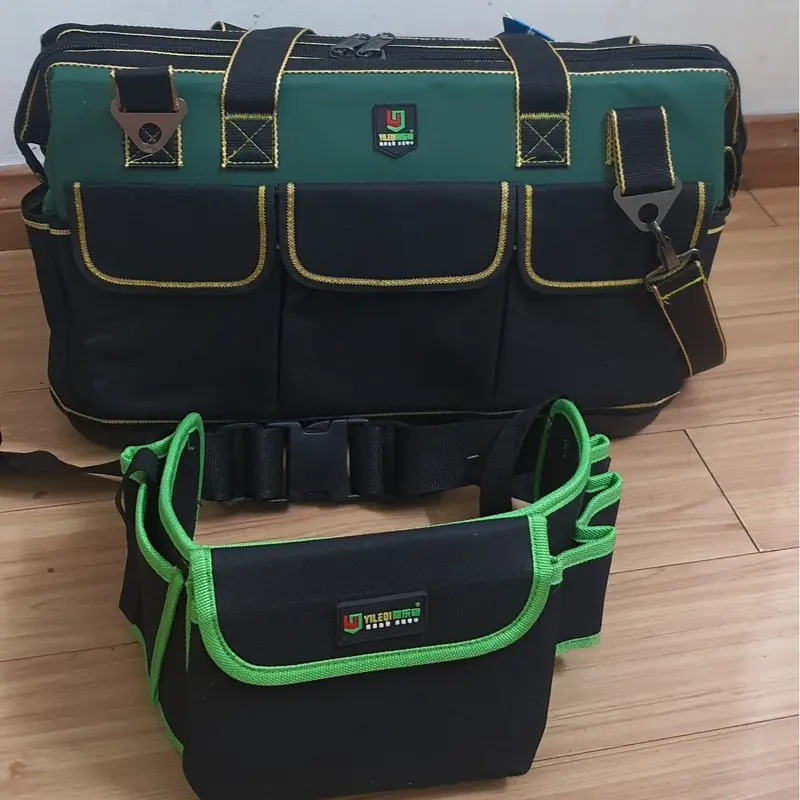 Combo Túi đồ nghề đế cứng 20inch và đai đeo hông dùng cho anh em kỹ thuật, cơ khí điện nước đièu hòa 1