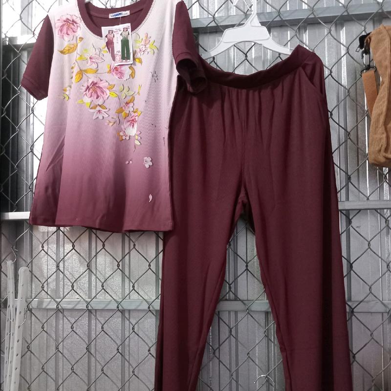 Đồ bộ trung niên.Sét Bộ Thun Gân Tăm Ống Suông Fom To 45_65kg 7