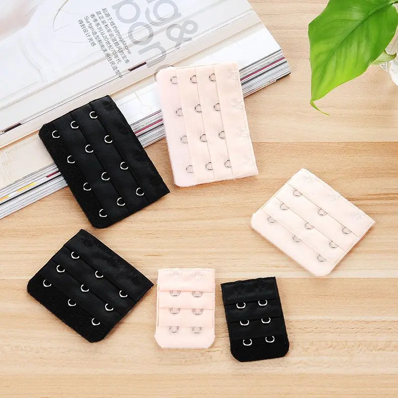 Two Rows Three Rows Four Breasted Underwear Extension Buckle Bra Extender Bra Buckle Hook and Eye Closure Buckle Connection Buckle Three Breasted