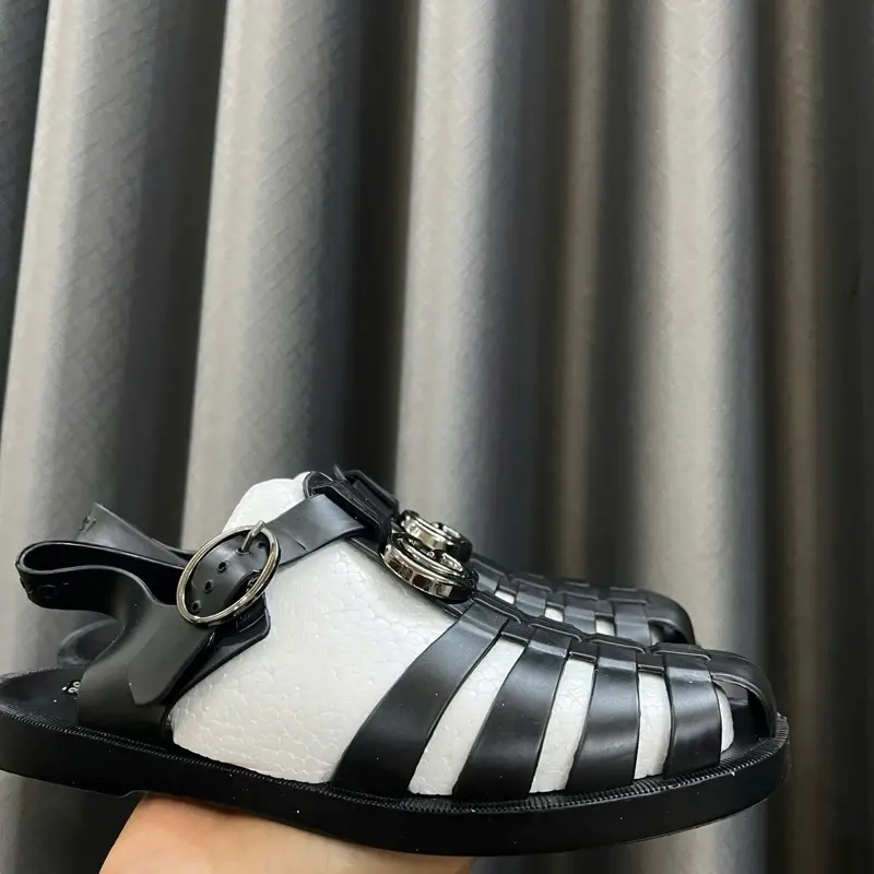 [Dép Rọ Mờkhoá vít] Dép Rọ siêu cấp khoá vít cao su đúc nguyên khối siez 36-44 kèm hộp Slipper Nam Đế Bằng