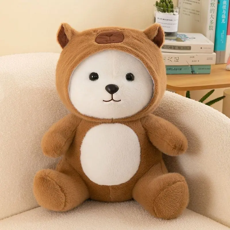 Tiệm gấu bông xinh xinh, Bộ chăn gối văn phòng, gấu bông kèm chăn, Mẫu Chuột Capybara nhiều hình dáng dễ thương 2 trong 1(gối, chăn), dùng đi học, đi làm siêu tiện lợi 7