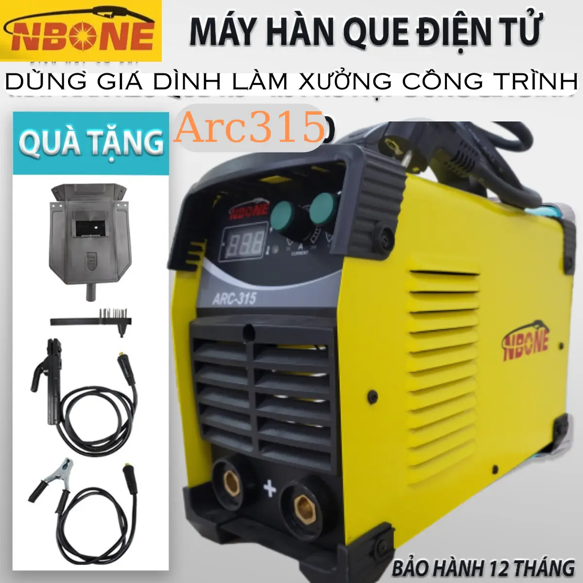 máy hàn que arc315 chuyên làm xưởng công trình