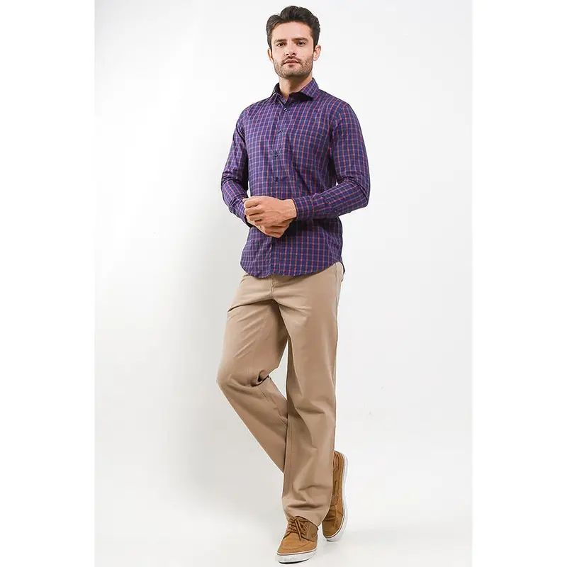 Kemeja Slim Fit Pria CDL I0204J11F 3