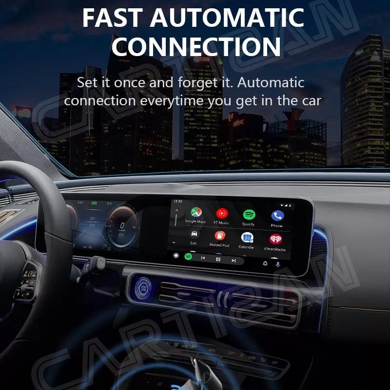 Bộ chuyển đổi Android Auto + Apple CarPlay không dây CARTIZAN CPA-300 cho màn hình ô tô hỗ trợ Ảndroid Auto và CarPlay 3