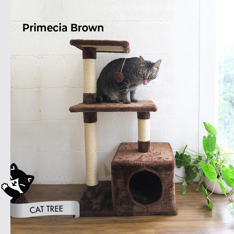 Cat Condo, Rumah Kucing tinggi tiyang 75 / 85cm brkualitas bagus rumah kucing interaktif cat coNdo garukan kucing 6