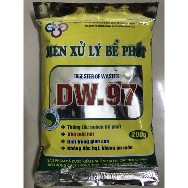 Men Xử Lý Bể Phốt DW - Thông Tắc, Phân Hủy Cặn Bã, Khử Mùi Hôi Bồn Cầu 200g Làm Sạch Kem 4