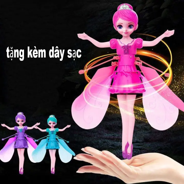 Trò chơi nàng tiên nhỏ fairy bay cảm ứng sử dụng công nghệ pin sạc lithium 3