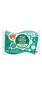 Product Introduction of Scotch-Brite Heavy Duty Scrub Sponges, Sponges for Cleaning Kitchen and Household, Heavy Duty Sponges Safe for Non-Coated Cookware, 6 Scrubbing Sponges 11
