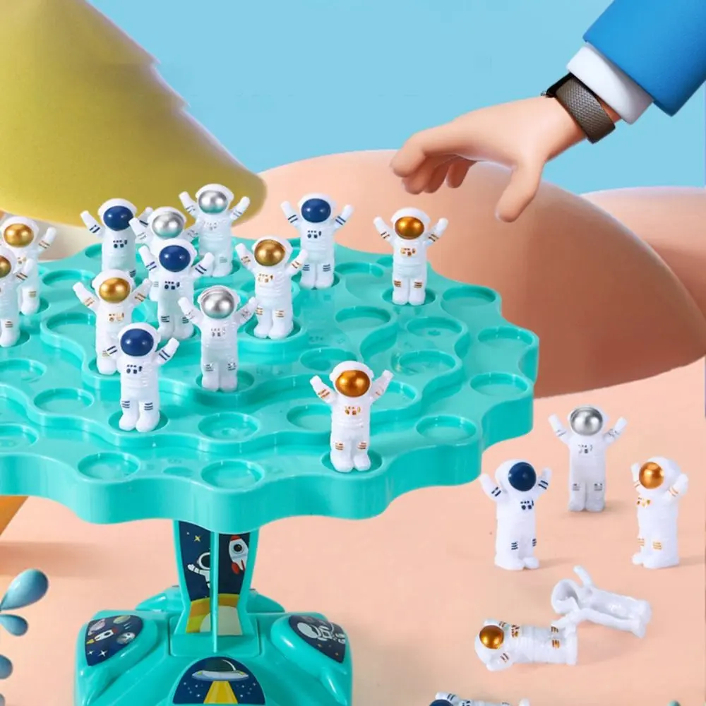 Accessories Stackable Astronaut Frog Balancing Toy Parent-Child Interaction Children Montessori Astronaut Board Game Fun Developing Intelligence Educational Game For Kids