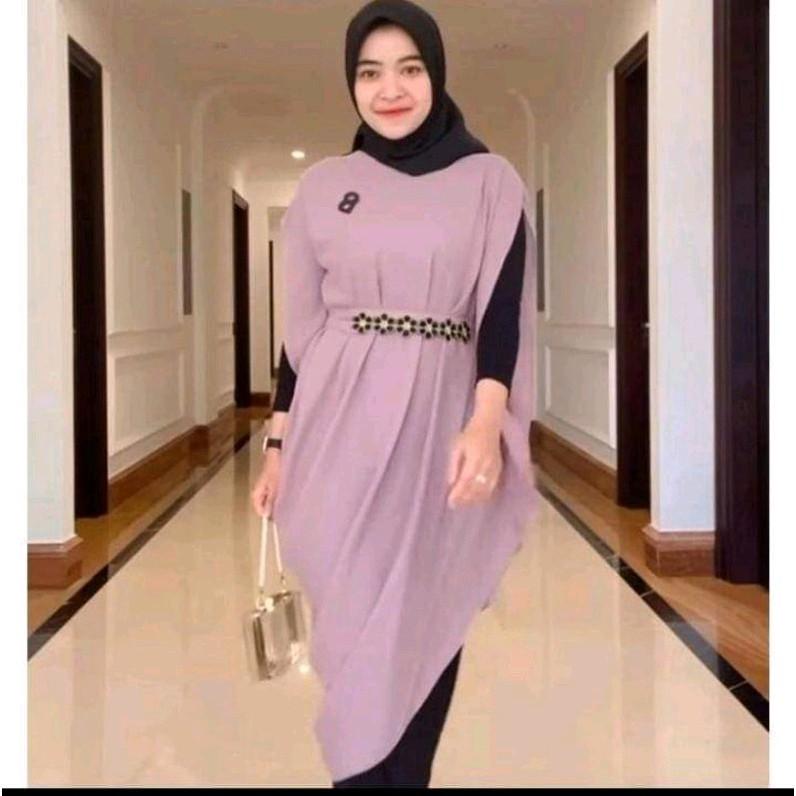 outer kaftan kondangan kaftan modern kaftan rinjani Gamis Tebal 3