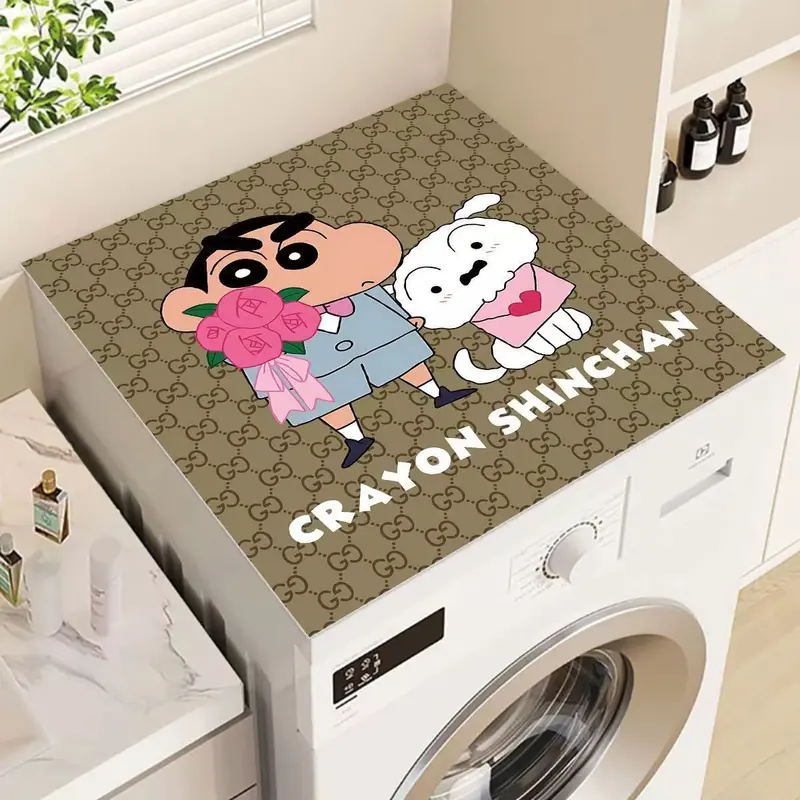 Bút Chì Màu Đất Diatom, Bìa Máy Giặt Shin-chan, Thấm Hút, Bìa Thảm Bồn Rửa Thông Dụng Thảm Chống Ẩm Tủ Lạnh, Thảm Chống Nắng, Thích Hợp Cho Năm 2025, Số Lượng Người: 1216 4