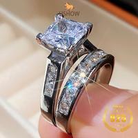 Gambar USHOW Cincin Perhiasan Wanita Zircon Perak S925 Penjualan Panas Grosir - Perak S925, Nomor 6 dari USHOW Kab. Gresik 4 Tokopedia