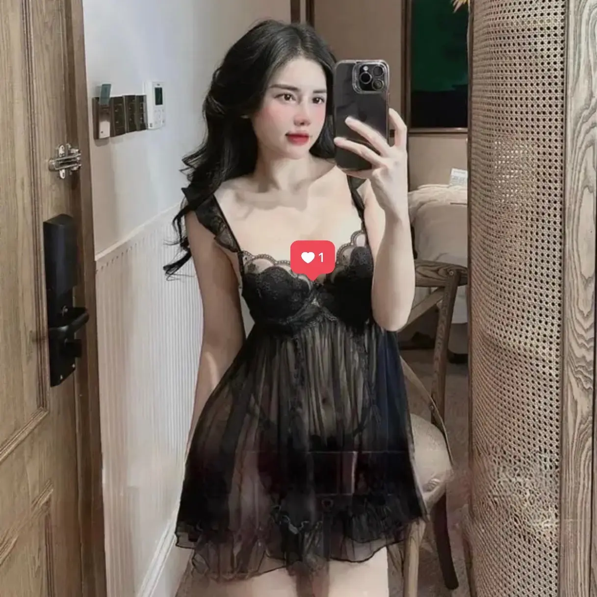 Mã V500 Váy Ren  Đồ Ngủ Nữ