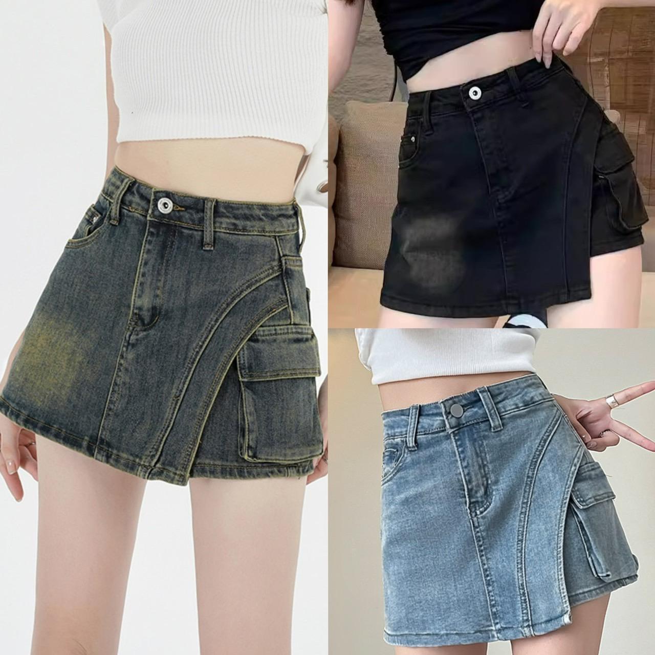 กางเกงยีนส์Y2K ทรงคาร์โก้ Size XS-5XL เอวสูงเข้ารูป  แมทได้ทุกชุด ผ้ายีนส์ไม่ยืด