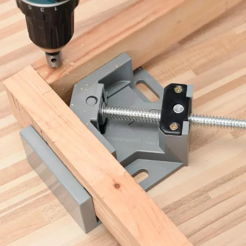 90 Degree Corner Clamp, Stainless Steel Pipe Welding Fixture, Woodworking Angle Clamp With Random Handle Style, Right Angle Fixer