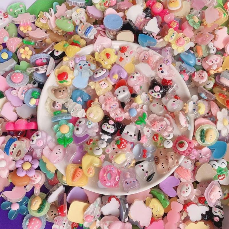 Combo 30 50 100 Túi Mù Tự Xé Mix Ngẫu Nhiên Đựng Charm Hoạt Hình Dễ Thương Cho Bé Nhiều Mẫu Đa Dạng