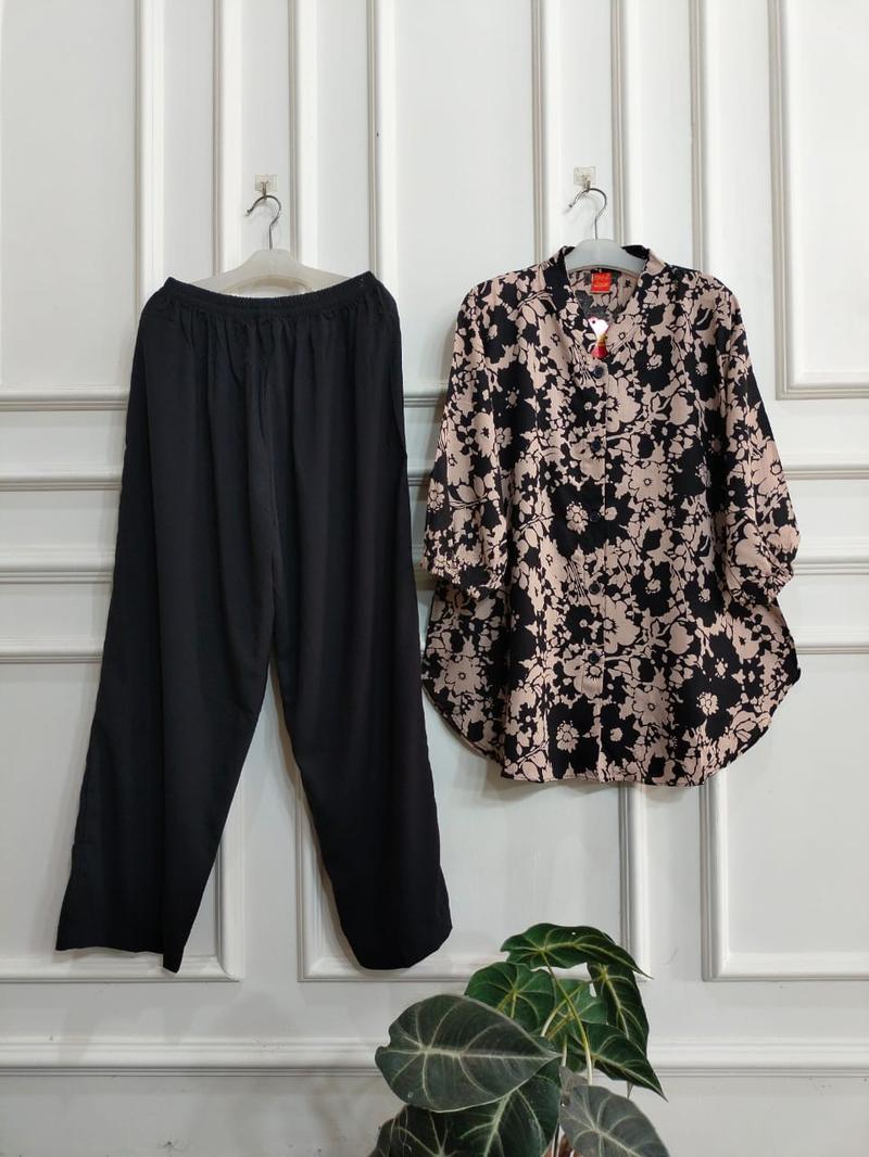 Product Introduction of SETELAN WANITA,RAYON PREMIUM,BUNGA BUNGA, 2
