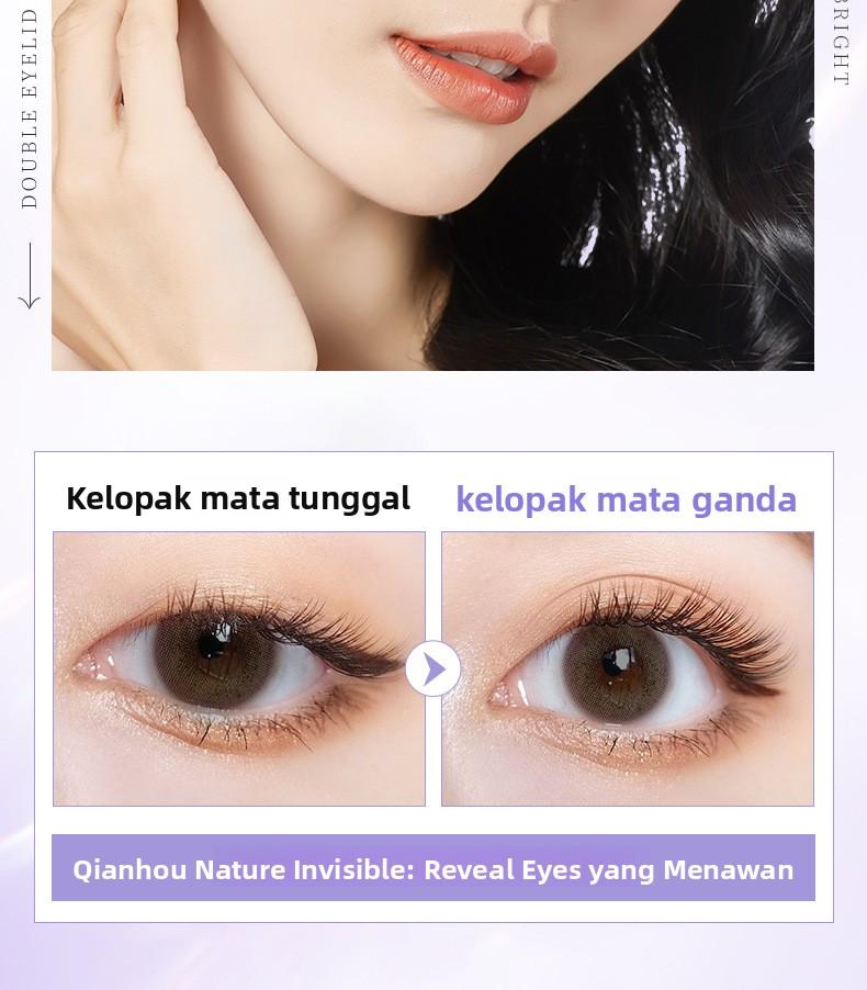Krim Pengaturan Tak Terlihat untuk Kelopak Mata Ganda Tahan Lama Tahan Air Alami Tanpa Jejak Krim Gel Kelopak Mata Ganda