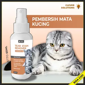 Clever Solutions - ( Bisa COD ) Tear Stain Remover Pembersih Noda Mata 60ml