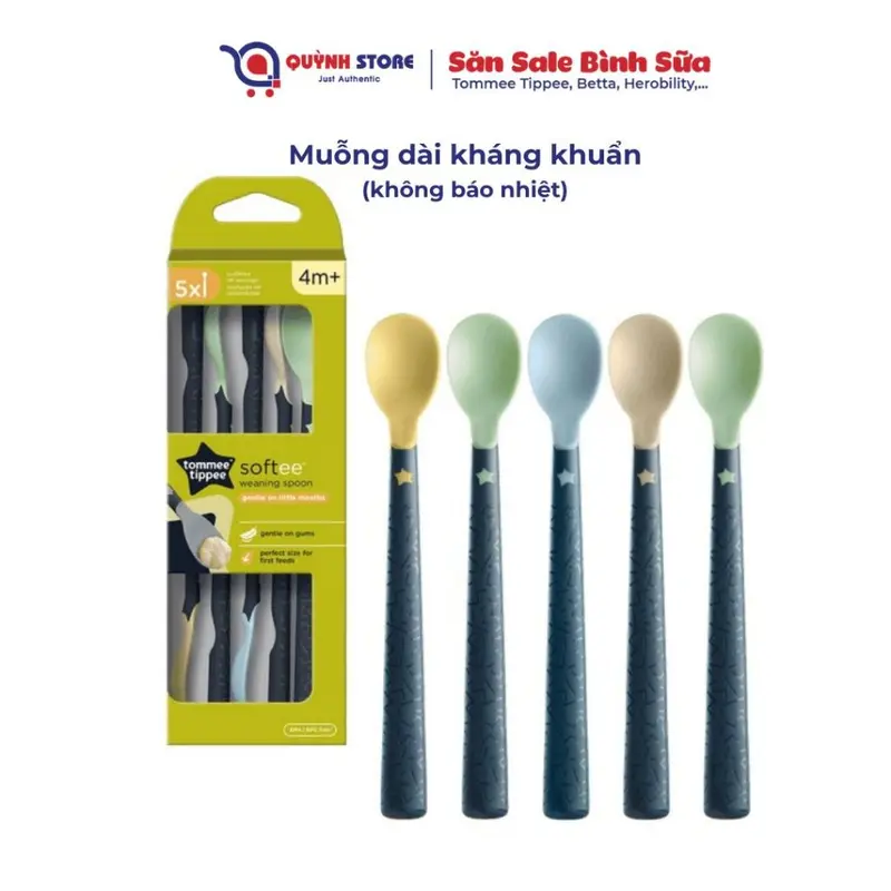 (Mẫu mới) Tổng hợp muỗng/thìa ăn dặm Tommee Tippee 4