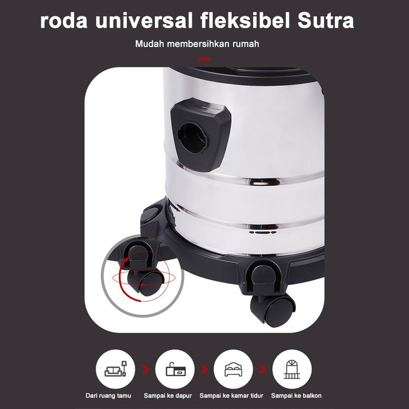 Product Introduction of Promo Guncang Tixx Vacuum Cleaner 35L  3in1 Vakum/Air Hisap/Blower Sedot Debu Basah Kering Vacum Blower Wet Dry Penyedot Debu Merah Stainless vacum  cleaner deerma  vacuum vacum 69