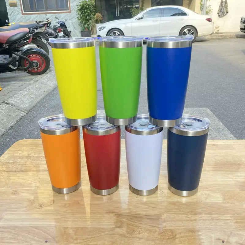 Cốc giữ nhiệt 600ml inox 304 cao cấp khắc tên riêng theo yêu cầu tặng kèm ống hút cốc giữ 8