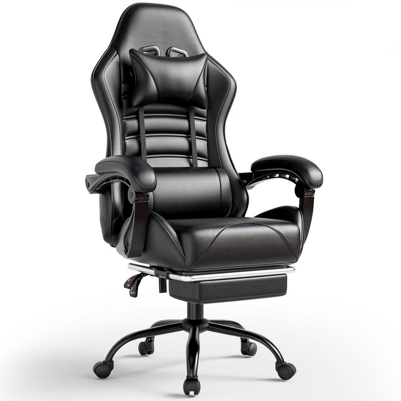【Bellemave】Racing Video Backrest and Seat Height Recliner Gaming Office ...
